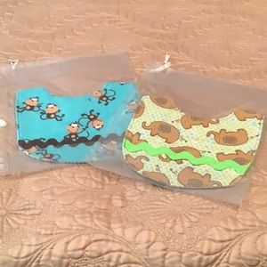 Two Flannel Bibs